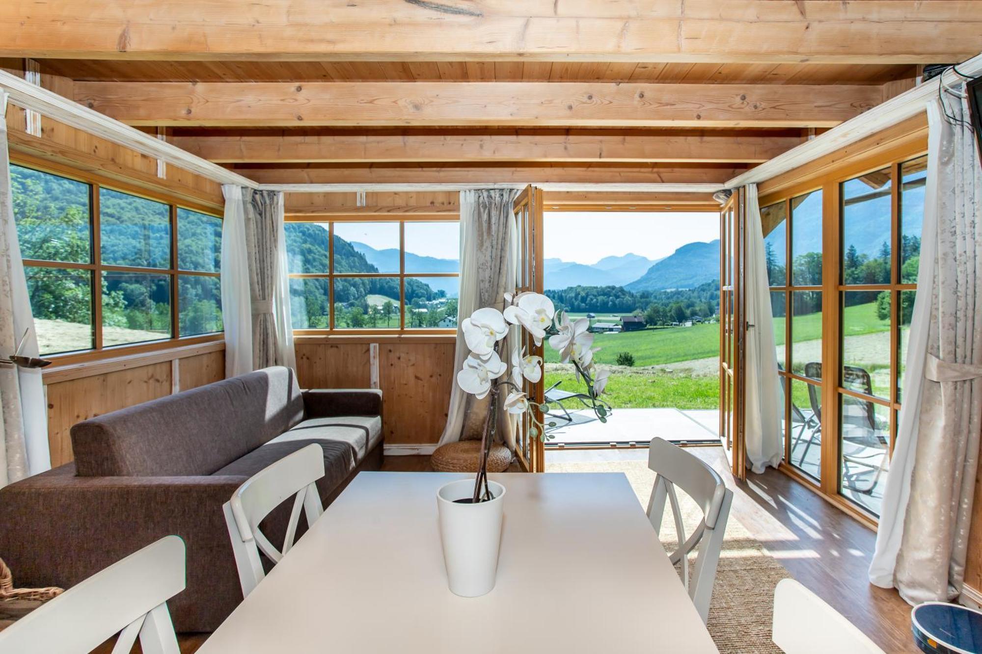 Naturresort Fischergut - Lodge Wolfgangthal Saint Wolfgang Buitenkant foto